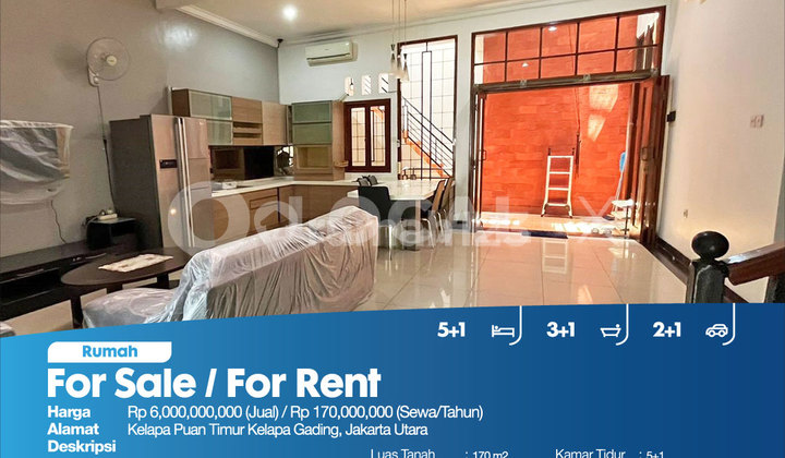 Rumah Kelapa Puan Timur Kelapa Gading, Jakarta Utara 2