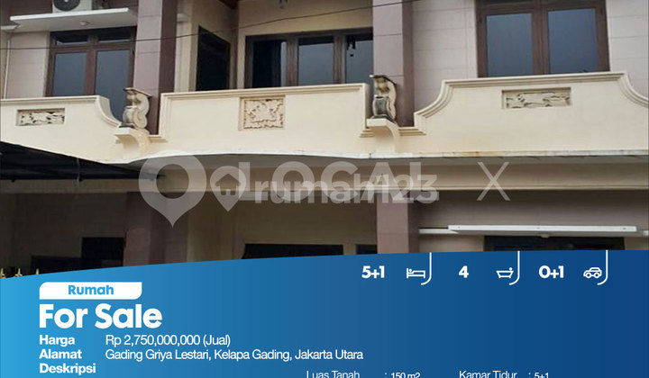 Rumah Gading Griya Lestari, Kelapa Gading, Jakarta Utara 2