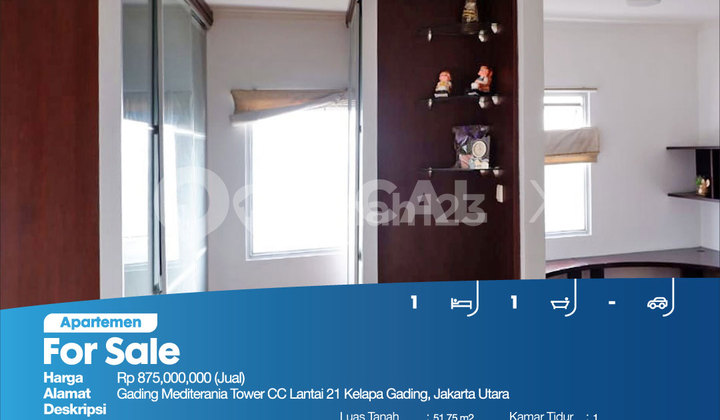 Gading Mediterania Tower Cc 21st Floor, Kelapa Gading, North Jakarta 2