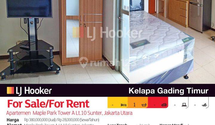 Apartemen Maple Park Tower A Lt.10 Sunter, Jakarta Utara 2