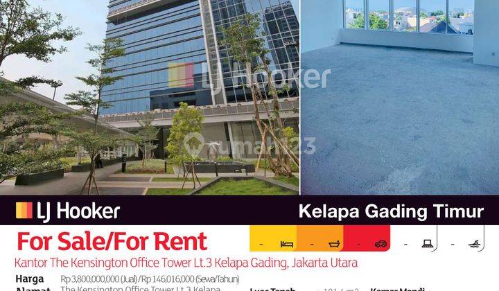 Kantor The Kensington Office Tower Lt.3 Kelapa Gading, Jakarta Utara 2