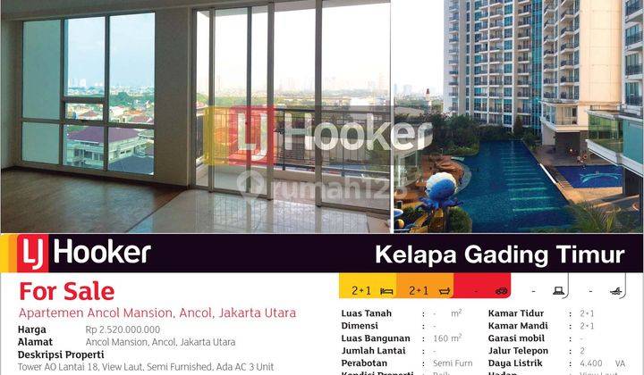 Apartemen Ancol Mansion, Ancol, Jakarta Utara 2