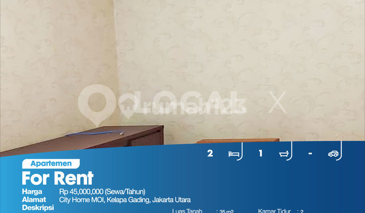 Apartemen City Home Moi Tower Hawaiian Bay Lt.19 Kelapa Gading, Jakarta Utara 2