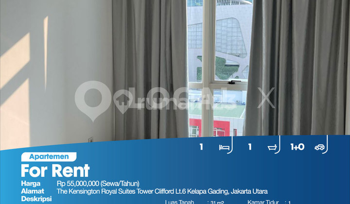 Apartemen The Kensington Royal Suites Tower Clifford Lt.6 Kelapa Gading, Jakarta Utara 2