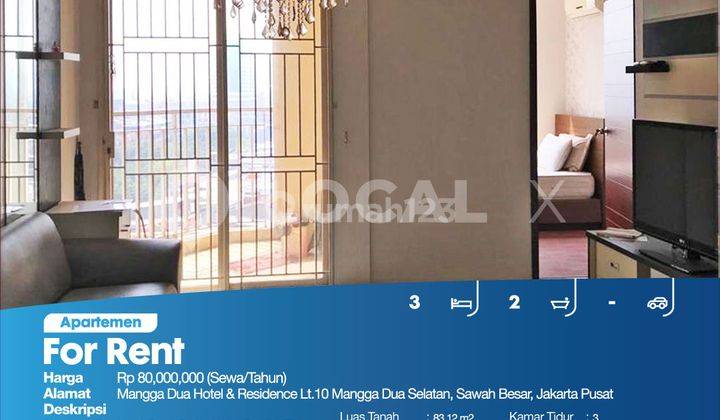 Apartemen Mangga Dua Hotel & Residence Lt.10 Mangga Dua Selatan, Sawah Besar, Jakarta Pusat 2