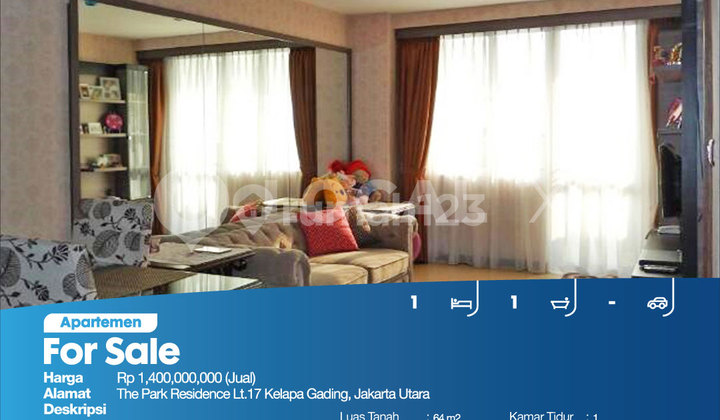 The Park Residence Apartment 17th Floor Kelapa Gading, North Jakarta 2