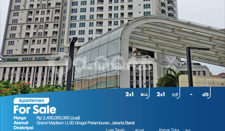 Apartemen Grand Madison Lt.30 Grogol Petamburan, Jakarta Barat 2
