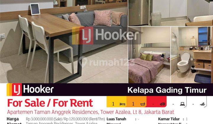 Apartemen Taman Anggrek Residences Tower Azalea Lantai 8 Jakarta Barat 2