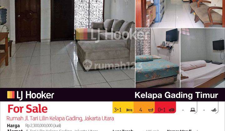 Rumah Jl. Tari Lilin Kelapa Gading, Jakarta Utara 2