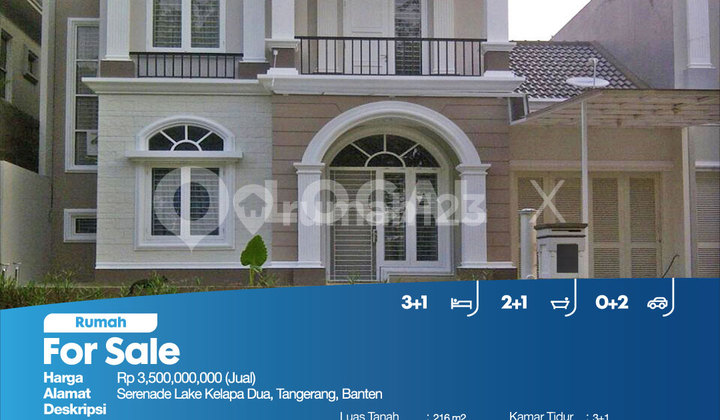 Serenade Lake House, Kelapa Dua, Tangerang, Banten 2