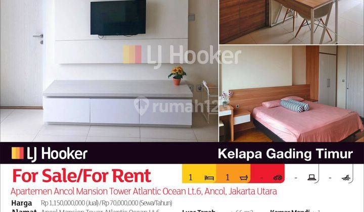 Apartemen Ancol Mansion Tower Atlantic Ocean Lt.6, Ancol, Jakarta Utara 2