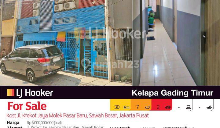 Kost Jl. Krekot Jaya Molek Pasar Baru, Sawah Besar, Jakarta Pusat 2