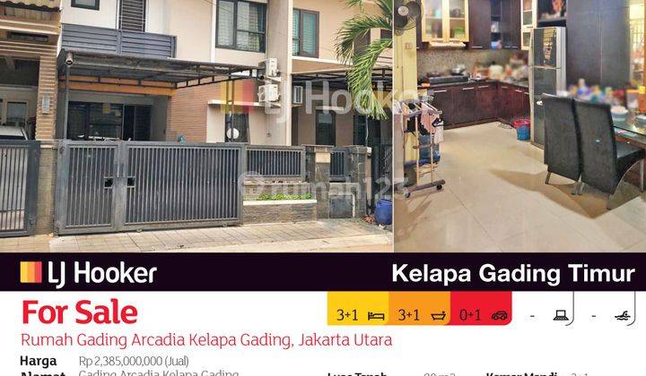 Rumah Gading Arcadia Kelapa Gading, Jakarta Utara 2