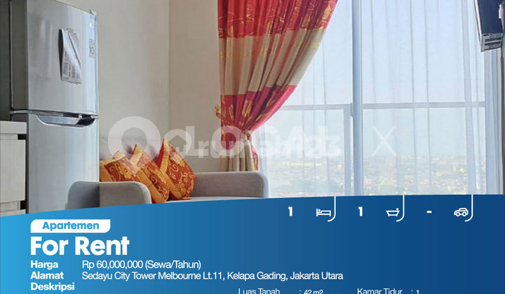 Sedayu City Tower Melbourne 11th Floor, Kelapa Gading, North Jakarta 2