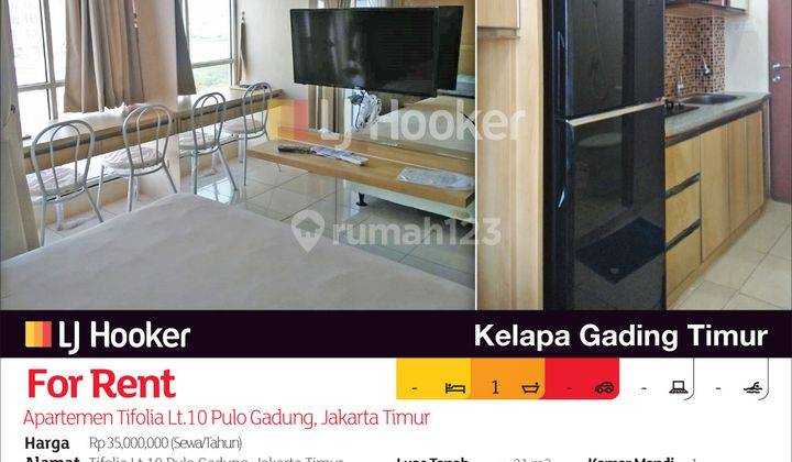 Apartemen Tifolia Lt.10 Pulo Gadung, Jakarta Timur 2