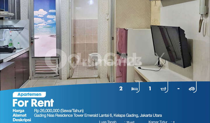 Gading Nias Residence Tower Emerald 6th Floor, Kelapa Gading, North Jakarta 2