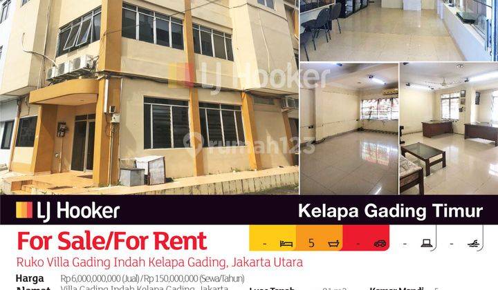 Ruko Villa Gading Indah Kelapa Gading, Jakarta Utara 2