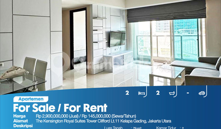The Kensington Royal Suites Tower Clifford 11th Floor, Kelapa Gading, North Jakarta 2