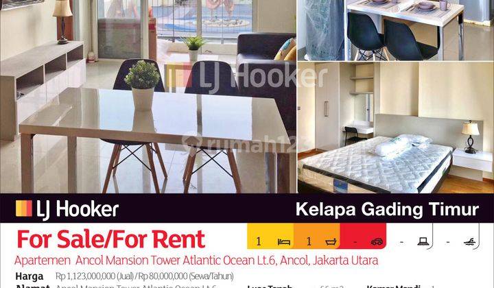 Apartemen Ancol Mansion Tower Atlantic Ocean Lt.6, Ancol, Jakarta Utara 2