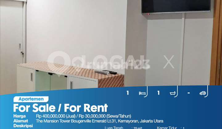The Mansion Tower Bougenville Emerald Apartment 31st Floor, Kemayoran, North Jakarta 2