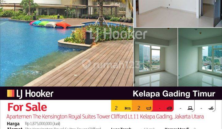 Apartemen The Kensington Royal Suites Tower Clifford Lt.11 Kelapa Gading, Jakarta Utara 2