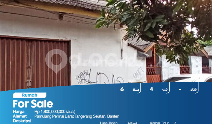 Rumah Pamulang Permai Barat Tangerang Selatan, Banten 2