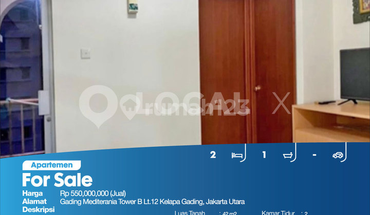 Gading Mediterania Tower B 12th Floor Apartment, Kelapa Gading, North Jakarta 2