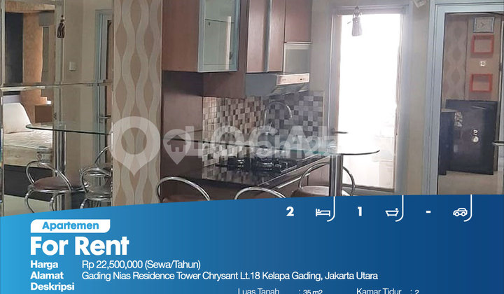 Gading Nias Residence Tower Chrysant 18th Floor, Kelapa Gading, North Jakarta 2