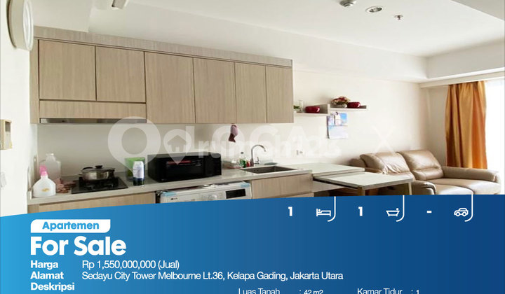 Sedayu City Tower Melbourne, 36th Floor, Kelapa Gading, North Jakarta 2