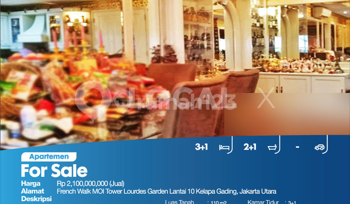 French Walk Apartment Moi Tower Lourdes Garden 10th Floor, Kelapa Gading, North Jakarta 2