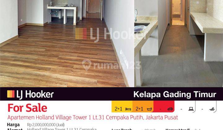 Apartemen Holland Village Tower 1 Lt.31 Cempaka Putih, Jakarta Pusat 2