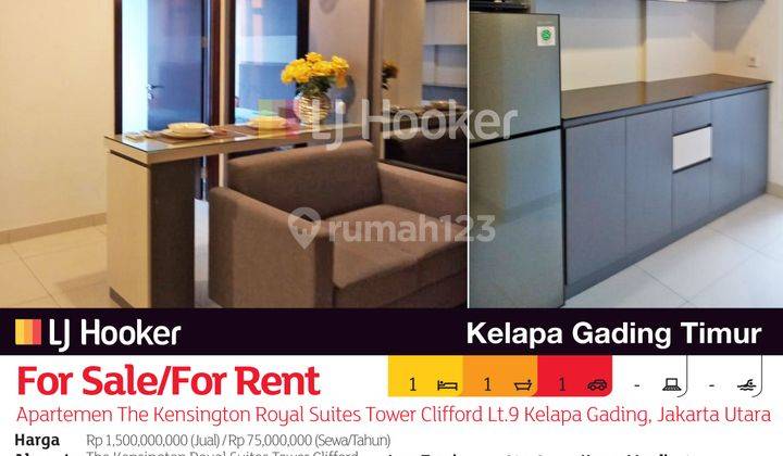 Apartemen The Kensington Royal Suites Tower Clifford Lt.9 Kelapa Gading, Jakarta Utara 2