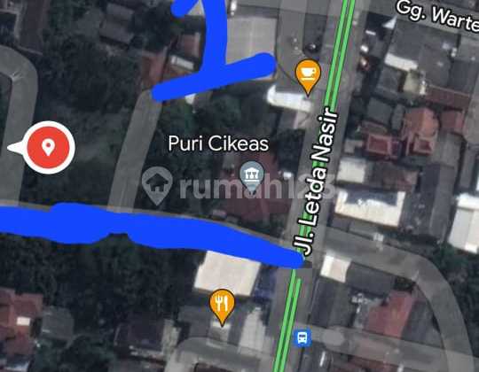 Tanah Cikeas 500 m² Satu Komplek dengan Bapak Sby 2
