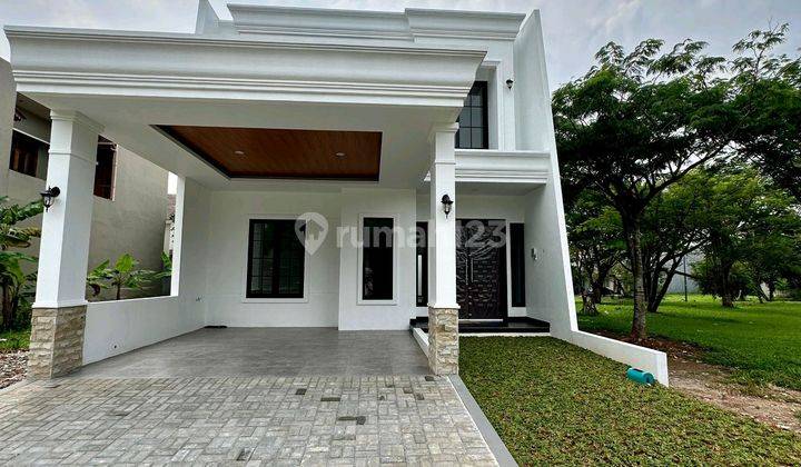 Rumah Baru Dan Bagus Bangunan Mandiri Di Cosmo Bsd Icon 1