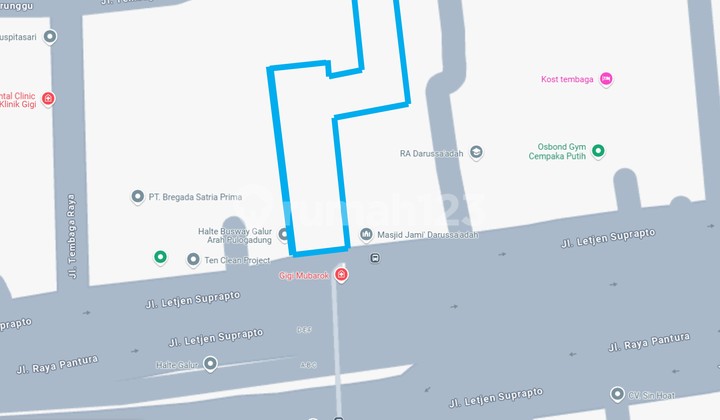 Lot for sale in Kemayoran area, Central Jakarta, 009 Land Title Lot for sale in Kemayoran area, Central Jakarta, 009 Land Title