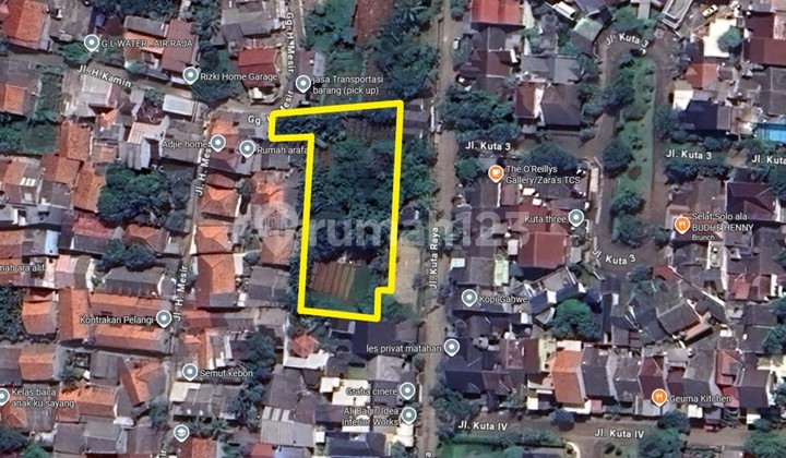 Plot for sale located in the Cinere area, 0005 Skw