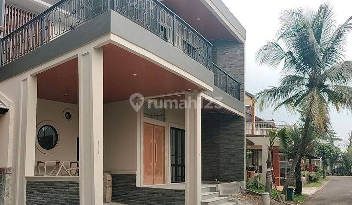 Rumah Baru 2 Lantai,tahap Finishing,depan Green Area,view Lepas Ke Gunung 2