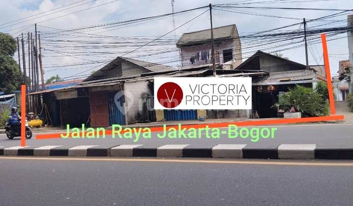 Jual Rumah Hitung Tanah Di Jalan Raya Bogor, Cilangkap.