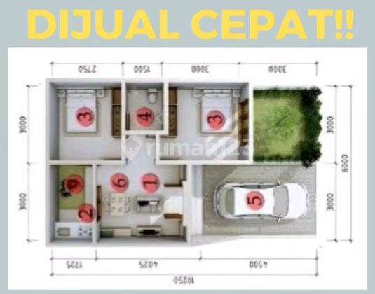 Dijual Rumah Murah Dekat Gerbang Tol Sawangan Depok 1