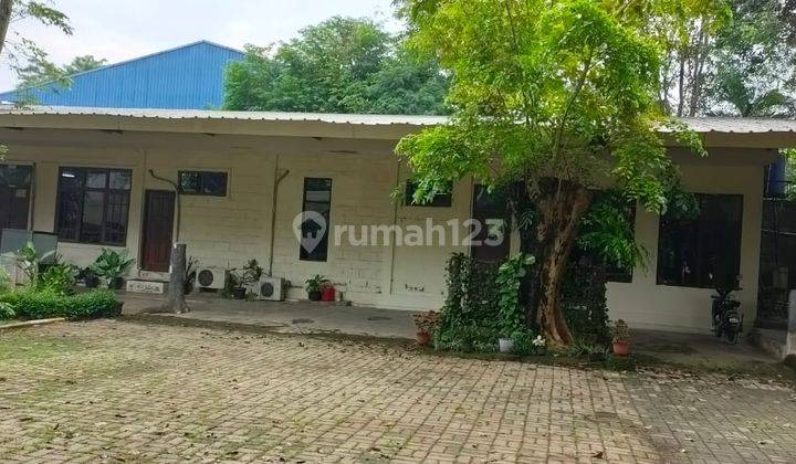 JUAL CEPAT Tanah & Bangunan Ex Pabrik Di Cileungsi BogorJaBar Th 2