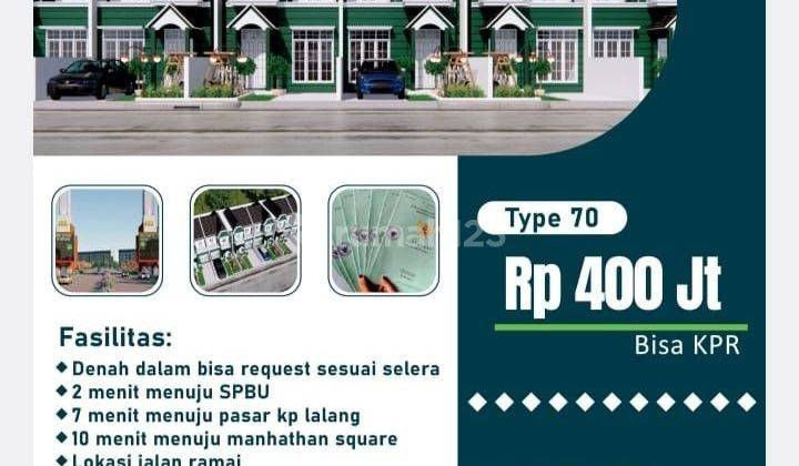 Rumah Sultan 2 Lantai Medan Sunggal Cuma 300jt-an 1