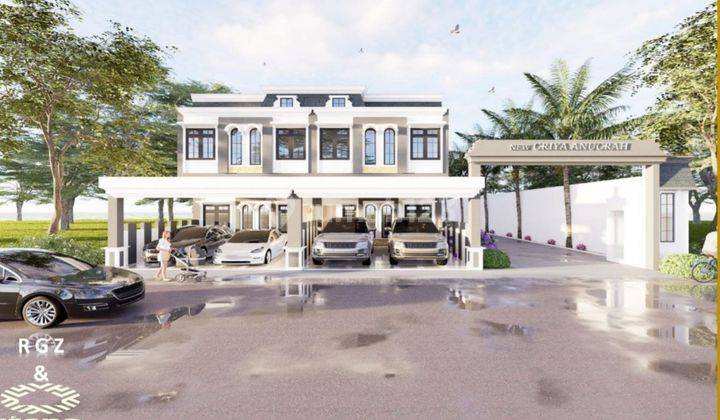 Rumah 2 Lantai Mewah Di Medan Helvetia Carport Bisa 2 Mobil 1