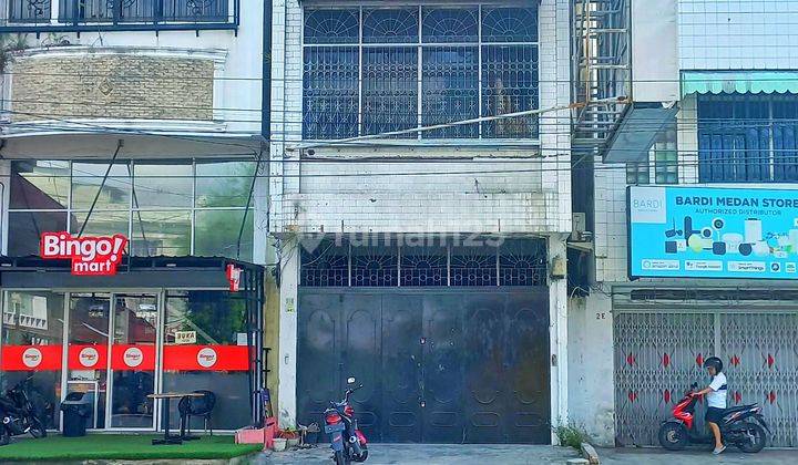 Ruko Strategis di Jalan Thamrin Medan Kota Dekat Sekolah Sutomo 1