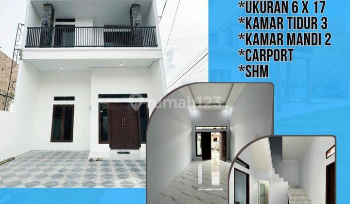 Rumah 2 Lantai Kontemporer Terlaris Di Kapten Muslim Medan 1