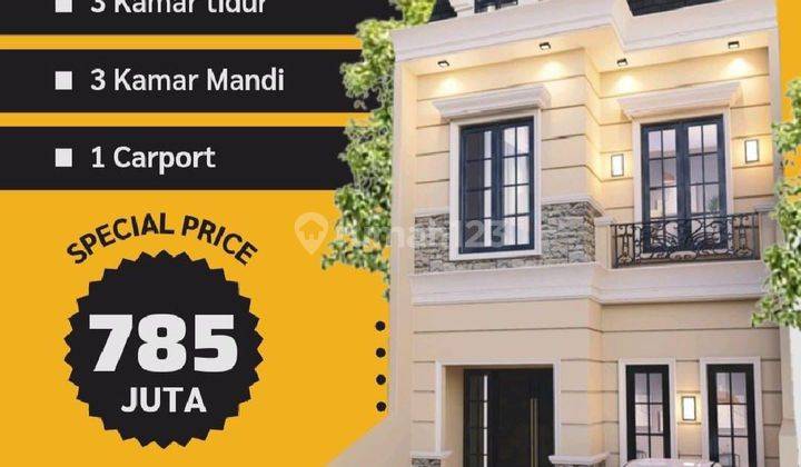 Rumah 2 Lantai Di Gatot Subroto Medan Dekat Kodam dan Manhattan 1