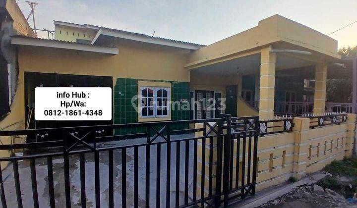 Rumah Dijual Di Medan Martubung Murah 1½ Lantai Khusus Muslim  1