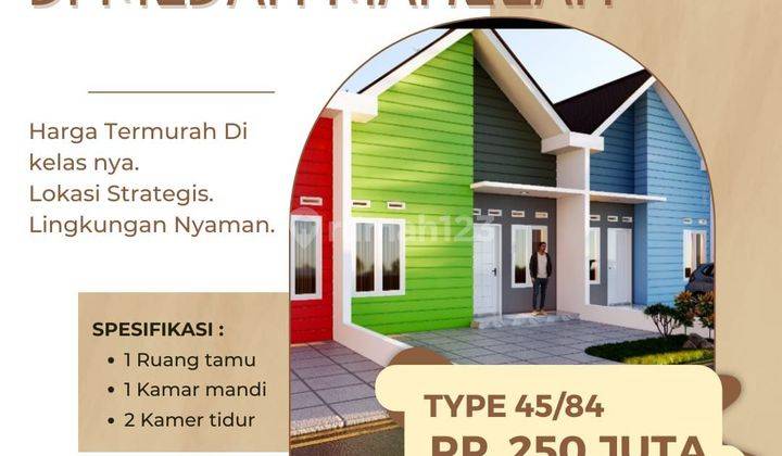 Rumah Murah 200jtan Di Medan Marelan Sudah Free Biaya Akad 1