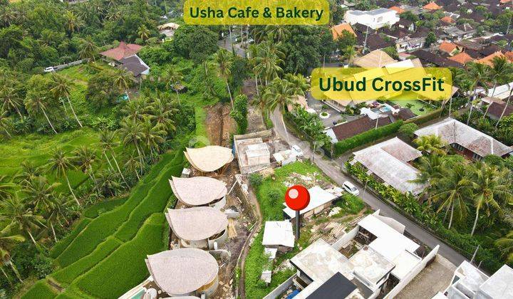 Small Plot Freehold Land With Ricefield View At Ubud 1