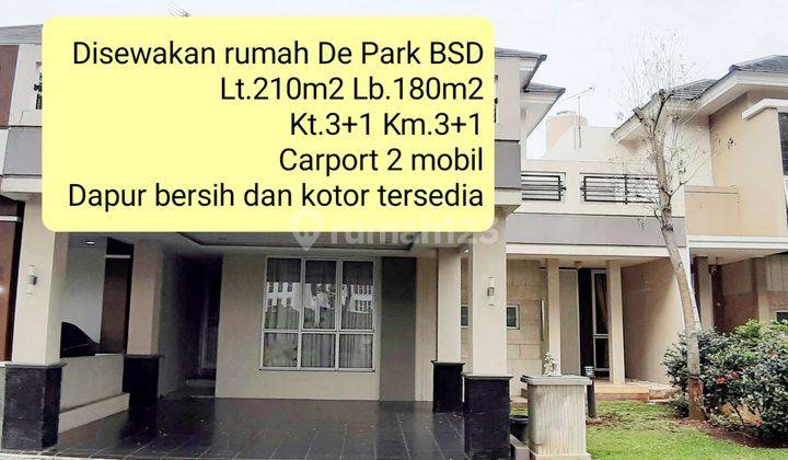 Rumah Full Furnished dan Siap Huni di Cluster Premium De Park BSD 1