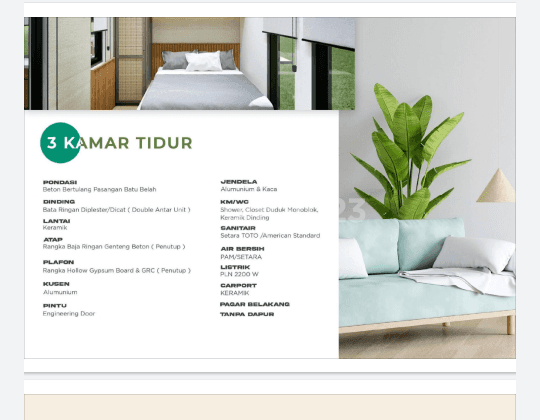 MUTIARA COLUMBUS RUMAH IDAMAN MURAH BISA KPR  5